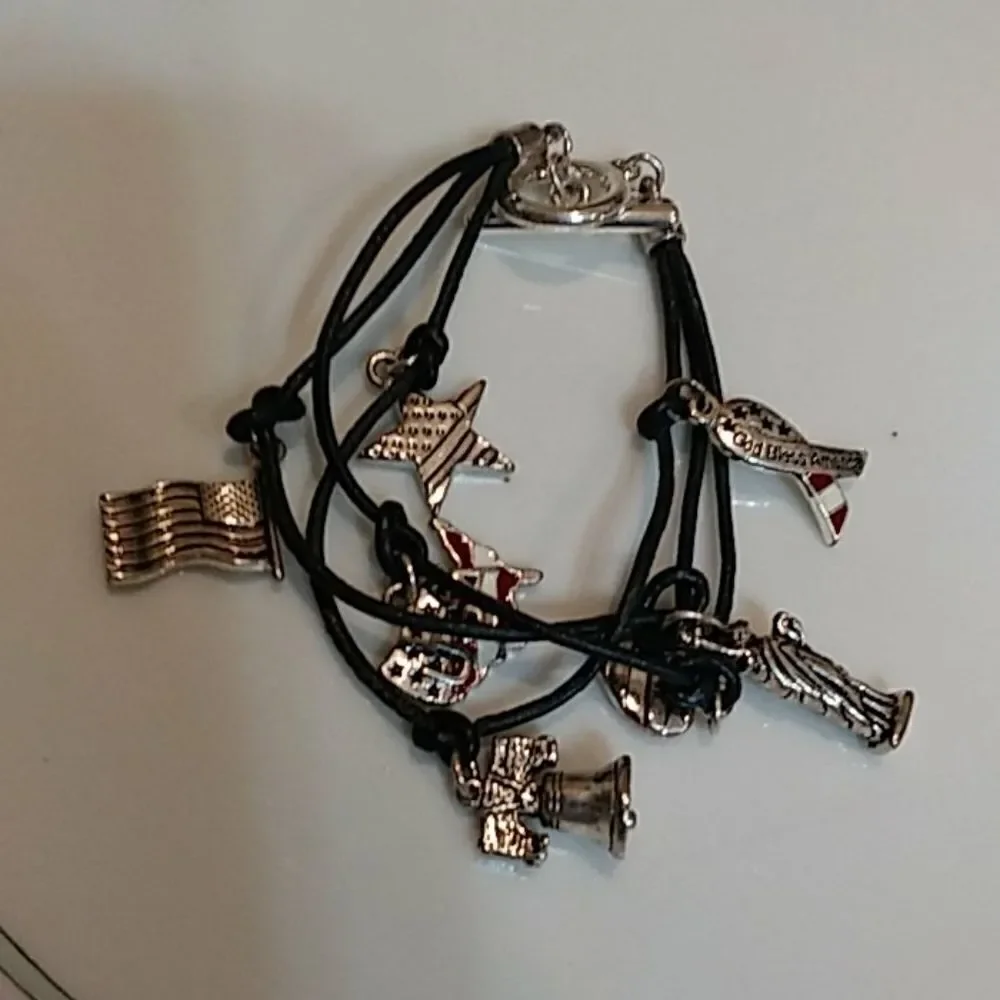 God bless America bracelet
